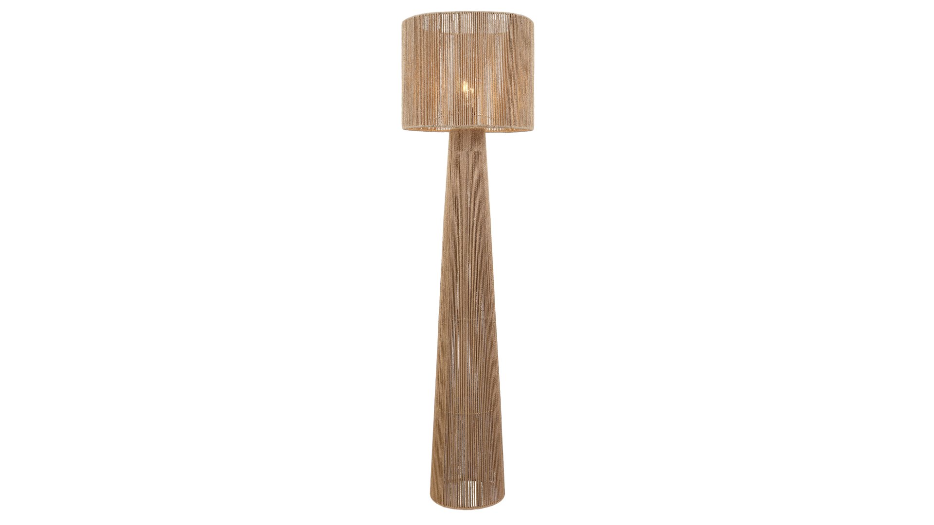 CONFORAMA Lampadaire Papier 140 cm naturel CARLIE