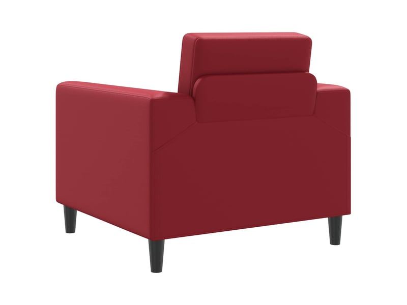 Vidaxl fauteuil bordeaux simili cuir - Conforama E