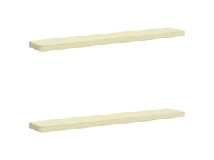 Lot de 2 coussins de banc, coussins d'assise vught 100 % polyester crème cf58436