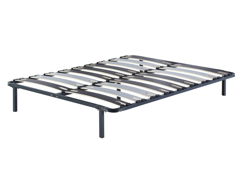Sommier cadre a lattes 180x200x29 cm - solide et confortable - montage rapide et facile - soutien optimal - usage quotidien - design moderne  - Conforama F