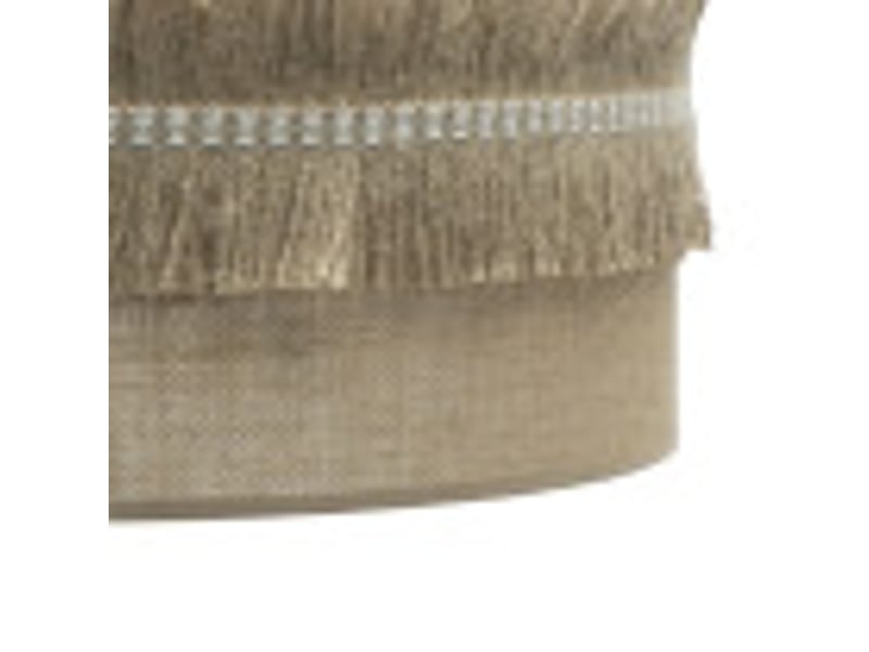  Fabrilamp kala lampadaire textile sac naturel et noir, 1 x e27, h 164 cm, ø 40 cm 186741009 - Conforama D