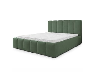Lit coffre 140x200 cm MASSENO   coloris vert