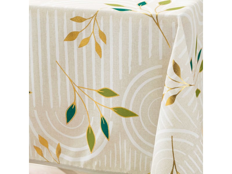 Nappe de table antitache ambel 145x240cm naturel  - Conforama B