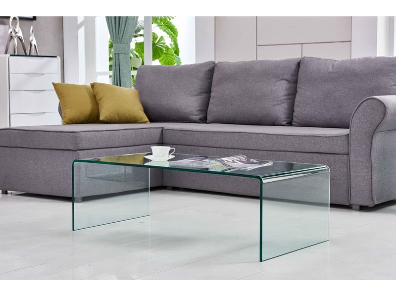  Table basse, 100x50x35 cm, en verre, bicolore cao-W3823P423737-conf-NEW - Conforama W