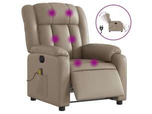 Fauteuil relax électrique <strong></strong> Tissu marron