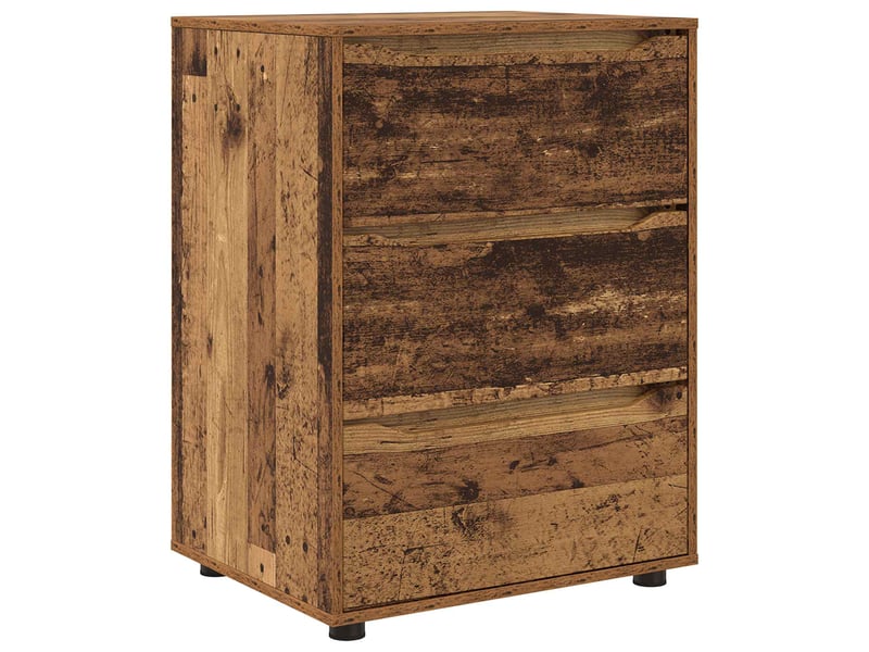  Armoire de rangement, commode de rangement 60 x 48 x 81 cm bois d'ingénierie shl8436  - Conforama A
