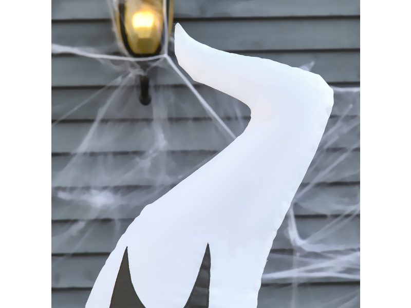  Décoration halloween gonflable fantôme led 105x65x180 cm blanc  - Conforama C