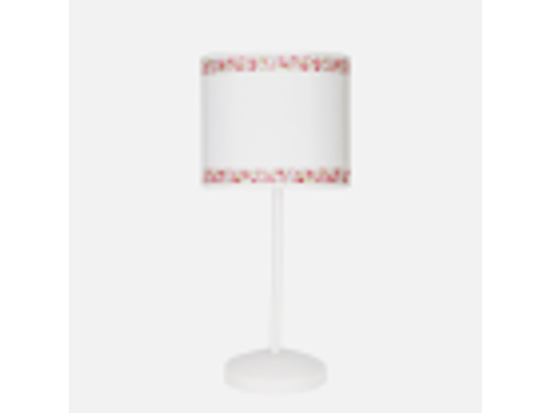  Lampe à poser enfant fabrilamp cenefa blanc et rose 1xe14 42 x 17 x 17 cm 107371000 - Conforama D
