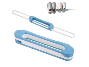 Mur -munted shoe rack, porte-chaussure, pliable, multifonctionnel, bleu