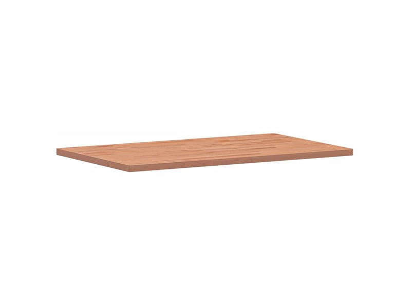 Comptoir de salle de bain, plan de travail 100x60x2,5 cm bois massif de hêtre cf65714 - Conforama C