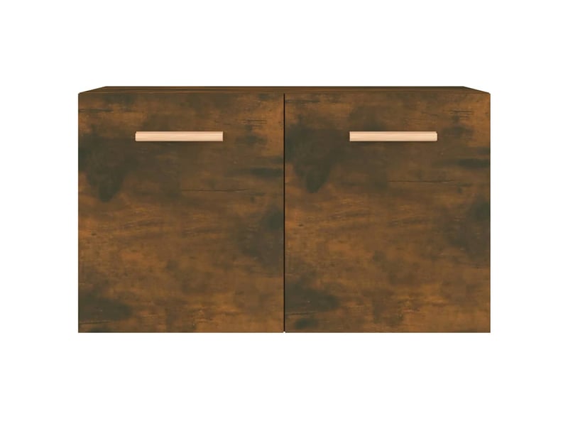  Armoire murale salon chêne fumé 60x36,5x35cm bois d'ingénierie shl8508  - Conforama E