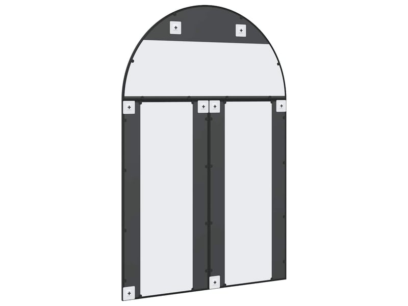  Miroir mural noir 100x150 cm arche fer cf62845  - Conforama E