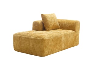 Fauteuil fixe  <strong>DZMDIP</strong> Tissu jaune