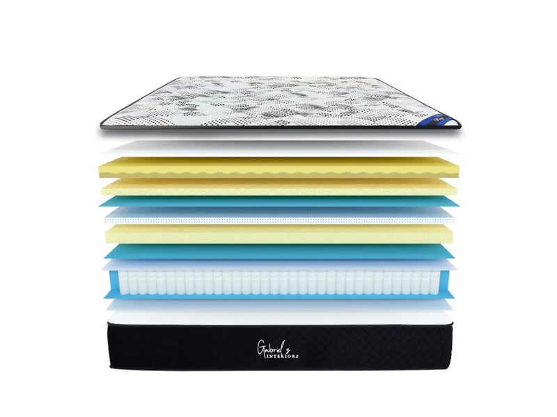  Matelas plaza à ressorts ensachés 180x200 cm épaisseur 30 cm  - Conforama E