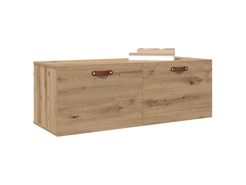 Armoire murale salon, meuble de rangement 100 x 36,5 x 35 cm bois d'ingénierie shl4968 - Conforama C