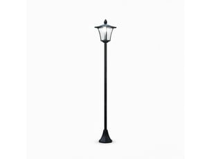 Lampe solaire de jardin vintage, lanterne extérieure sur pied, 1 pièce