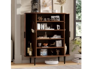 Buffet 2 porte(s)   <strong>MAISENTIEL</strong> <strong></strong> - 85 cm coloris naturel 