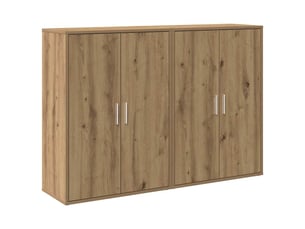 Buffet - bahut - meuble de rangement 2 pc chêne artisanal 60 x 31 x 84 cm bois d'ingénierie