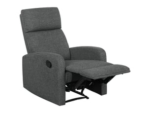 Fauteuil relax manuel   Polyester gris vendu A l'unité