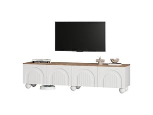Meuble tv coloris blanc 180 cm BrimViber
