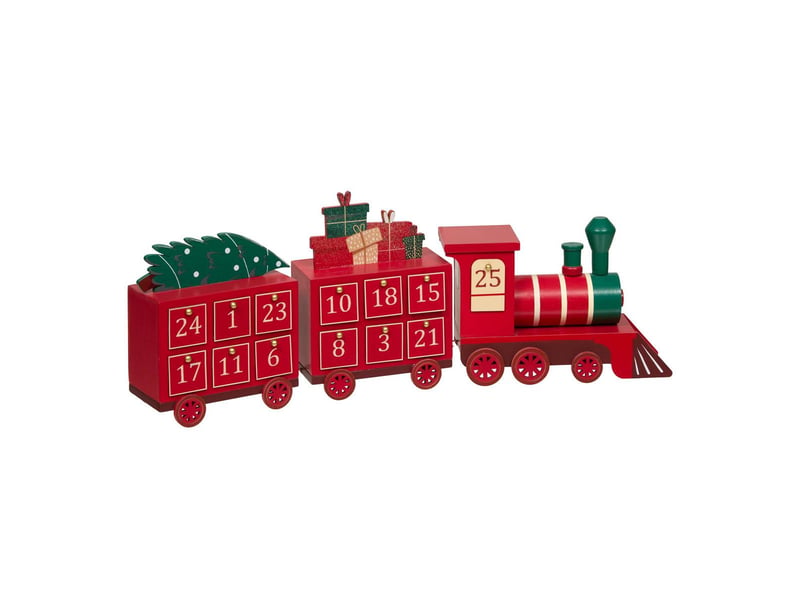  Calend avent bois train l57  - Conforama A