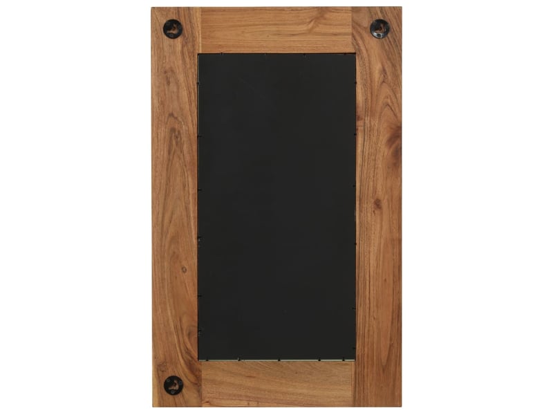  Miroir de salle de bain, miroir de toilette bois d'acacia massif 50 x 80 cm cf62654  - Conforama E