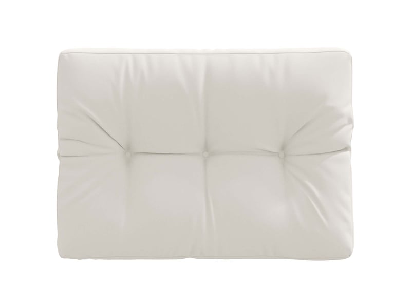  Coussin de dossier de palette, coussin de dos vianen 100 % polyester blanc cf55138  - Conforama D