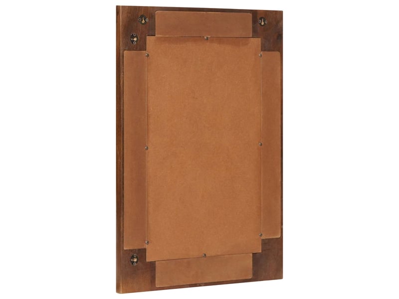 Miroir de salle de bain, miroir de toilette avec stockage noyer 50 x 70 x 2,5 cm cf62532 - Conforama E