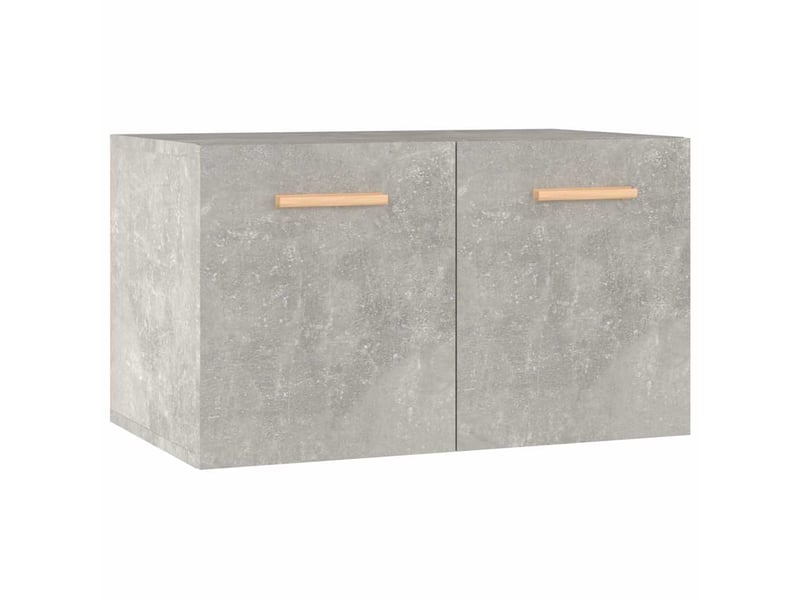  Armoire murale salon gris béton 60x36,5x35cm bois d'ingénierie shl2303  - Conforama A