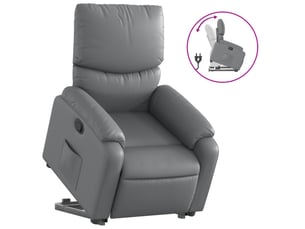 Fauteuil fixe  <strong></strong> Tissu gris