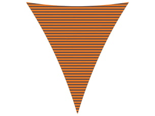 Voile d'ombre - voile d'ombrage - voile parasol 5 x 6 x 6 m 100 % polyester oxford triangulaire