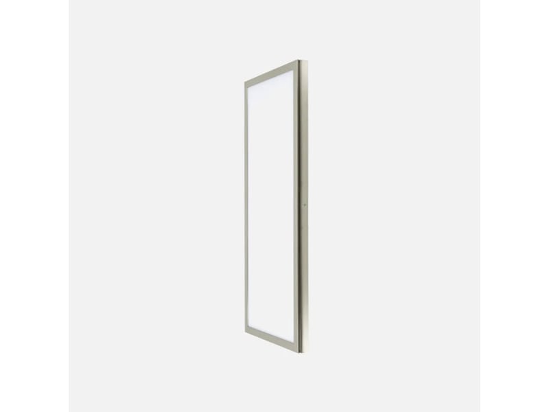  Panneau led en saillie fabrilamp tivoli 72 w 6120 lm 6500 k nickel 2,5 x 30 x 90 cm 162489003 - Conforama A