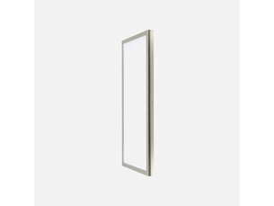 Panneau led en saillie fabrilamp tivoli 72 w 6120 lm 6500 k nickel 2,5 x 30 x 90 cm