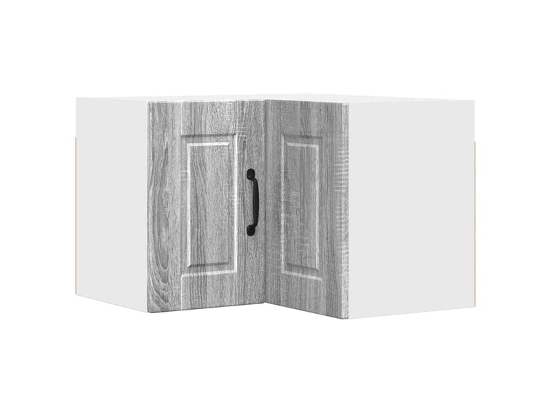  Meuble mural de cuisine, armoire d'angle cuisine porto gris sonoma 57x57x40cm  - Conforama A