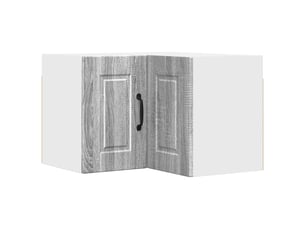 Meuble mural de cuisine, armoire d'angle cuisine porto gris sonoma 57x57x40cm