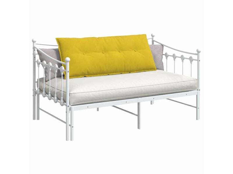  Coussin de dos, coussin de dossier jaune 120 x 50 cm tissu en velours côtelé cf54751  - Conforama C
