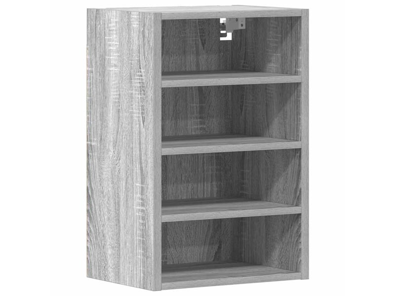 Meuble de rangement cuisine, armoire suspendue gris sonoma 40x29,5x60cm bois d'ingénierie - Conforama A