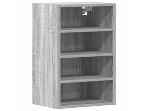 Meuble de rangement cuisine, armoire suspendue gris sonoma 40x29,5x60cm bois d'ingénierie