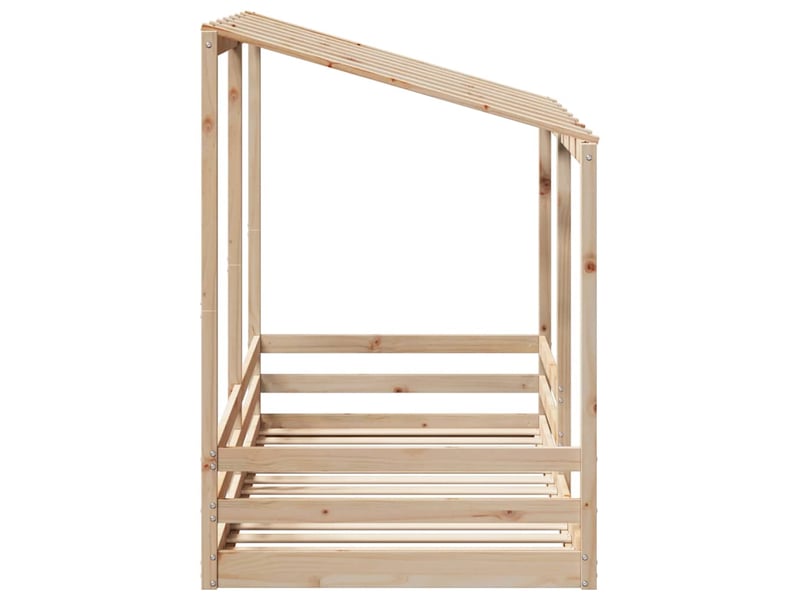  Lit pour enfants - lit jeune sans matelas 80x200 cm bois pin massif  - Conforama E