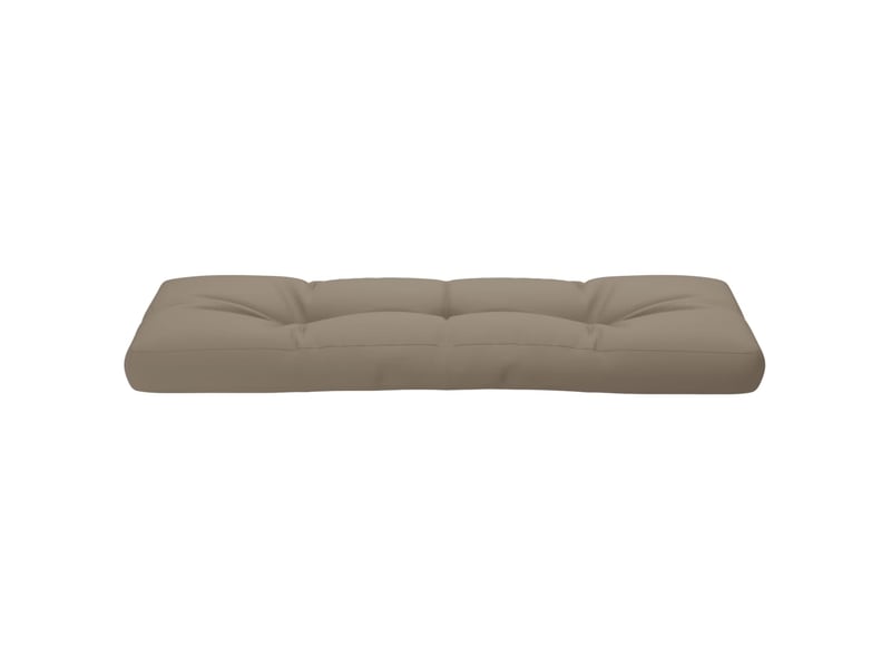  Coussin de palette, coussin de chaise, coussin de canapé taupe 120x40x12 cm tissu cf55460  - Conforama E