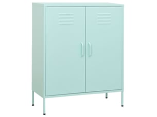 Armoire de rangement, rangement bureau vert menthe 80x35x101,5 cm acier shl1061