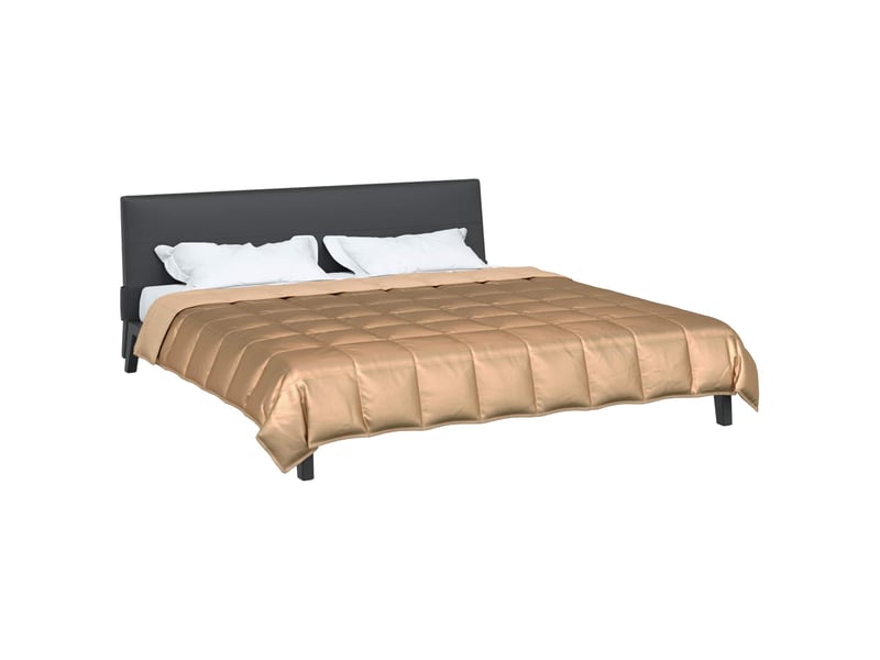  Duvet - couette complet toute l'année 200 x 240 cm 300 gsm doré  - Conforama C