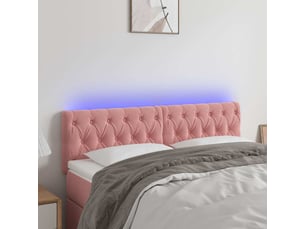 Tete de lit A poser largeur 144 cm rose