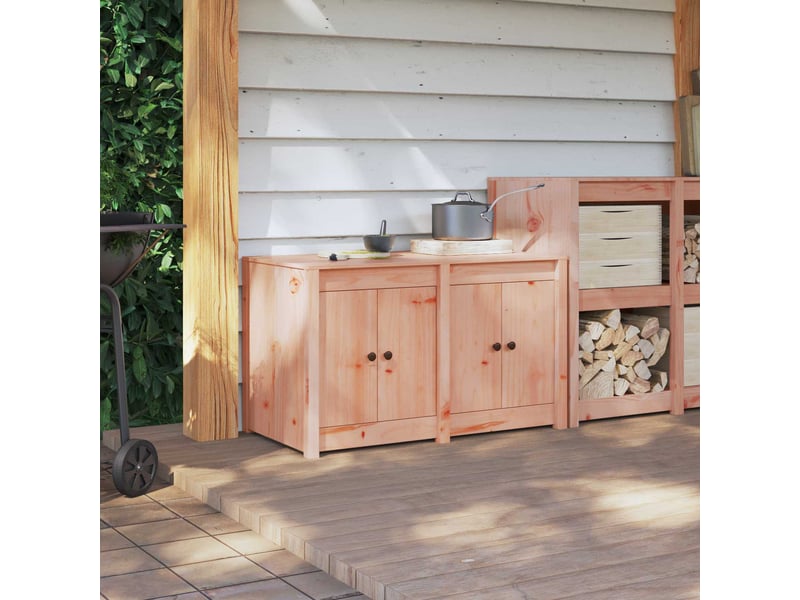 Meuble de rangement, armoire de cuisine meppel chêne brun 106x55x64cm shl4469 - Conforama D