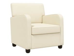 Fauteuil relax manuel VIDAXL Velours beige