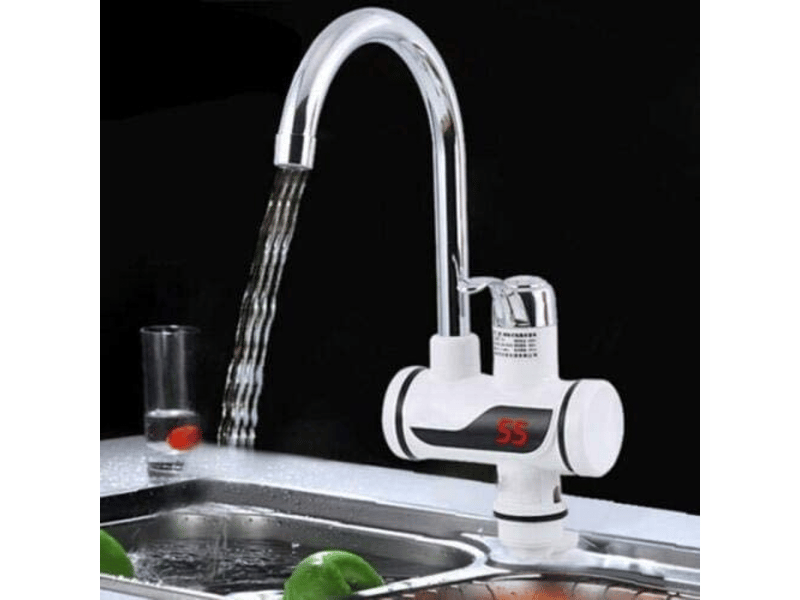  Robinet électrique, fixation latérale 220 v avec chauffe-eau, chauffe-eau instantanée avec écran lcd pour cuisine, jardin  - Conforama A