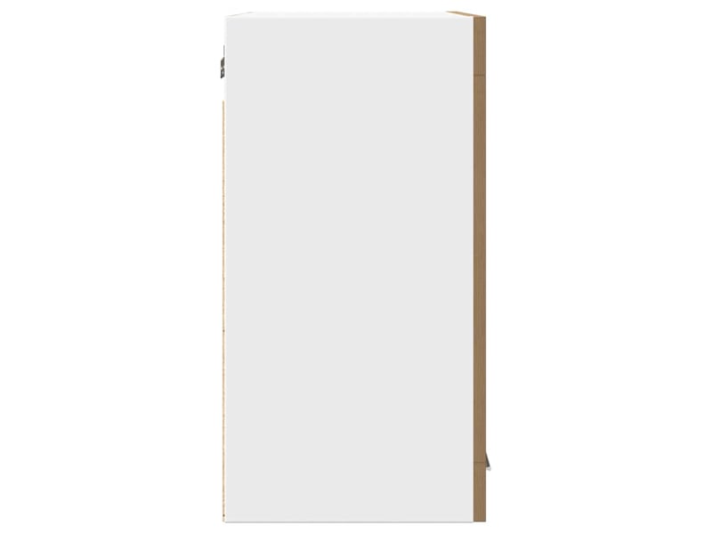  Armoire murale de cuisine avec porte vitrée chêne artisanal 60x31x60cm  - Conforama E