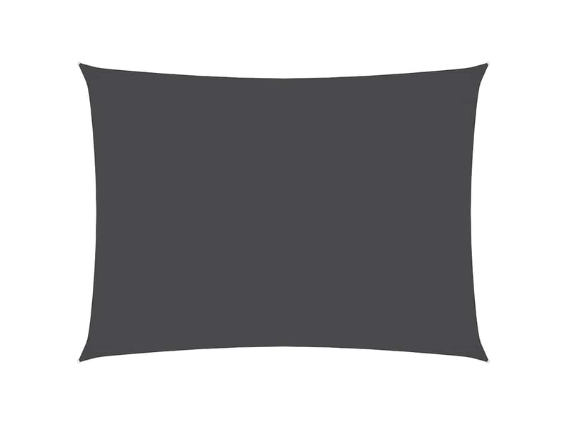  Voile de parasol - voile d'ombrage tissu oxford rectangulaire 3x5 m anthracite  - Conforama A