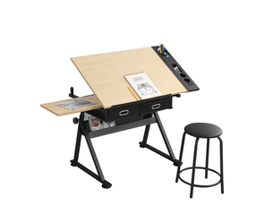Bureau MIVRAY   98 cm coloris bois clair