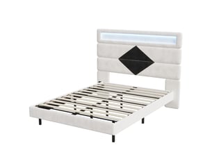 Lit 2 places 140x190 cm BURSDANY coloris noir